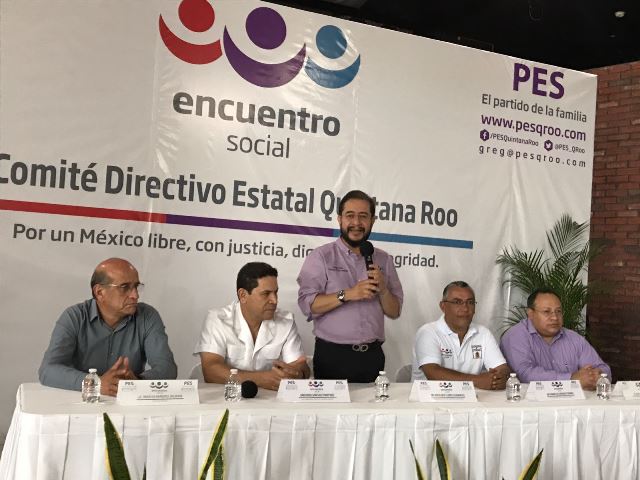 Gregorio Sánchez Martínez Nombramiento como Presidente Estatal del PES